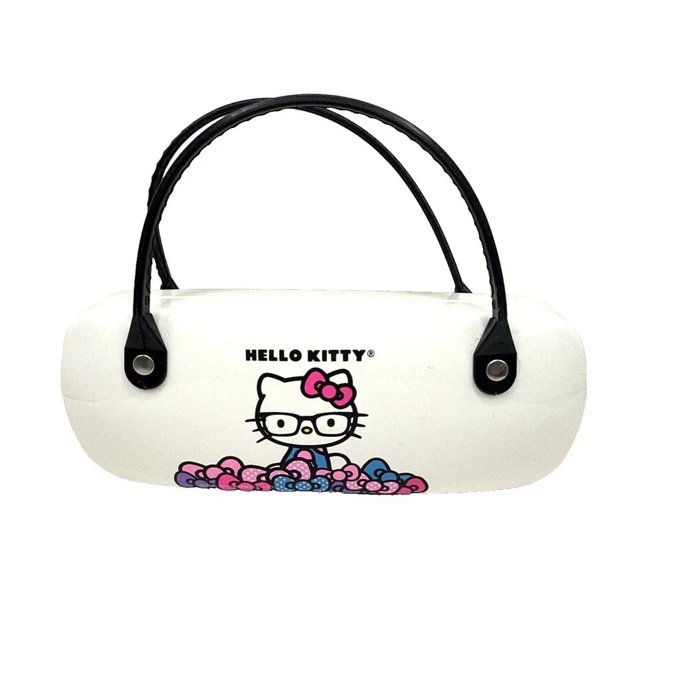 Hello Kitty ￼Sanrio  Glasses Case Hard Shell Eyeglasses Sunglasses  Child Size
